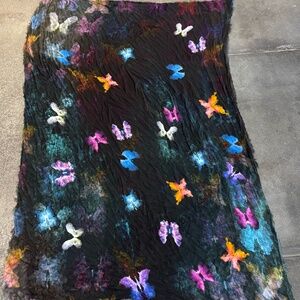 813 Ottotredici Multi-color Butterfly Scarf